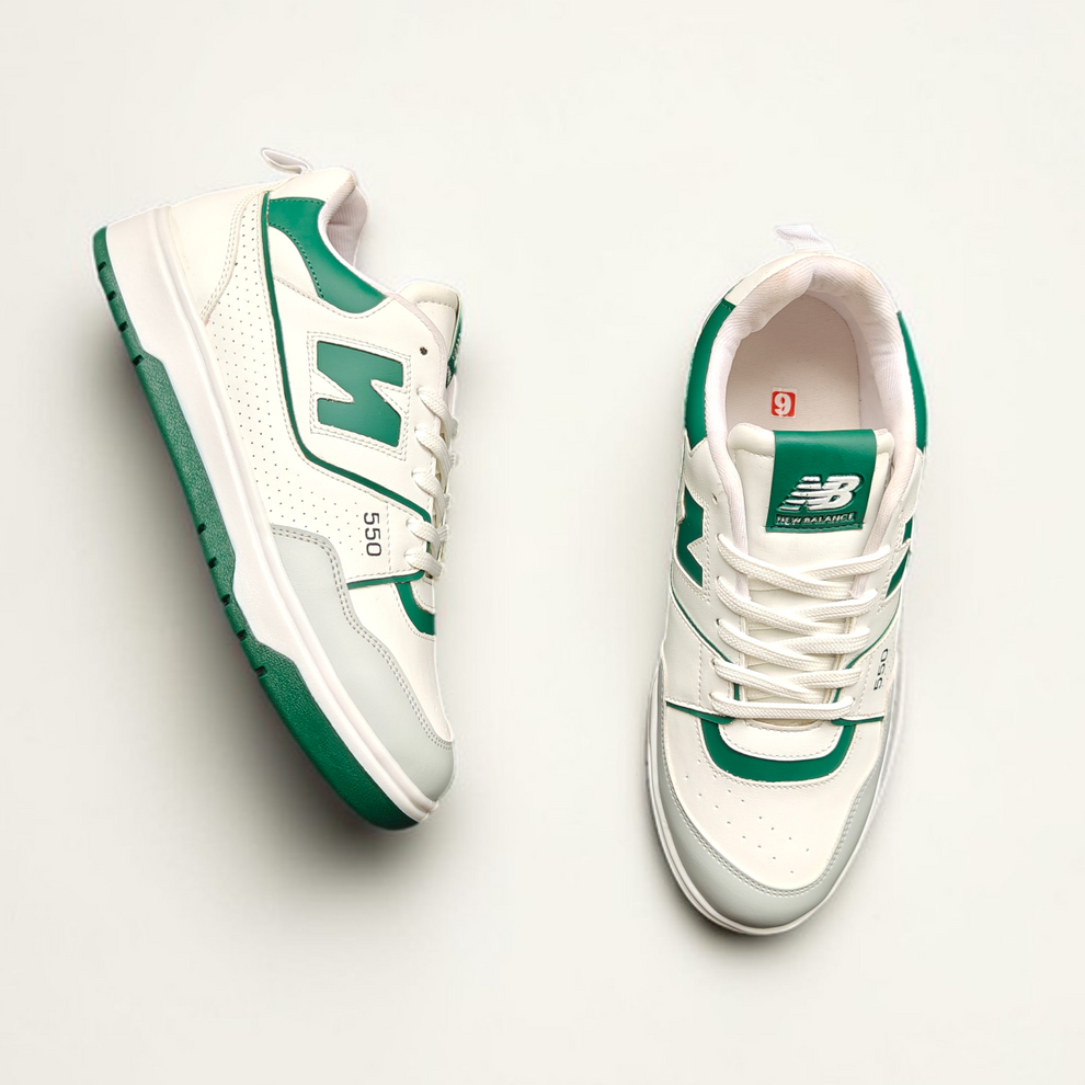 NB 550 - WHITE GREEN